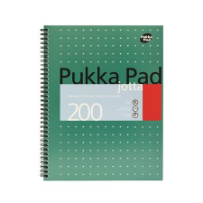 Pukka pad Spirálfüzet, A4+, vonalas, 100 lap, PUKKA PAD, "Metallic Jotta" füzet