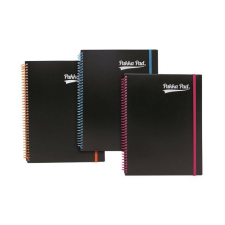 Pukka pad Spirálfüzet, A4+, vonalas, 100 lap, PUKKA PAD, "Neon notepad" (PUPN7662V) füzet