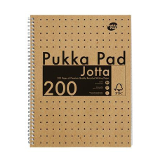 Pukka pad Spirálfüzet, A4, vonalas, 100 lap, PUKKA PAD &quot;Jotta Kraft&quot; füzet