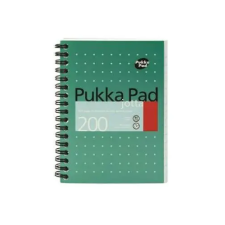 Pukka pad Spirálfüzet, A6, vonalas, 100 lap, PUKKA PAD, "Metallic Jotta" füzet