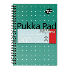 Pukka pad Spirálfüzet kockás PUKKA PAD A/4 100 lapos Metallic világoskék füzet