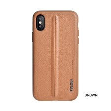 Puloka Style prémium hátlaptok Apple iPhone 7/8, barna tok és táska