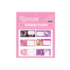  PULSE Füzetcímke, 30 db, PULSE, &quot;Girls&quot; információs címke