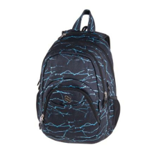 Pulse Hátizsák, 2in1, notebook tartóval és audió csatlakozóval, PULSE Teens Blue Lava (PLS122055F) iskolatáska