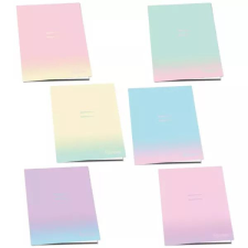 Pulse : Pastel Colours vonalas füzet, A4 - többféle füzet