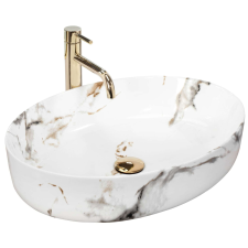  Pultos mosdó REA Queen Carrara Shiny szaniter