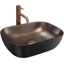  Pultos mosdókagyló Rea Belinda COPPER BRUSH / Black szaniter