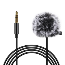 PULUZ csiptethető mikrofon jack 3.5mm 1.5m (PU424) (PU424) mikrofon