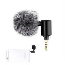 PULUZ Lavalier 3.5mm Jack Interjú Mini-mikrofon kameramikrofon