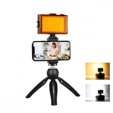 PULUZ Live broadcast kit Puluz tripod mount + LED lamp + phone clamp tripod