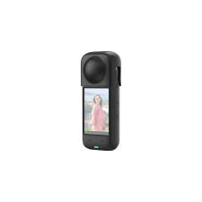 PULUZ szilikon védőtok Insta360 X4 készülékhez (fekete) sportkamera kellék