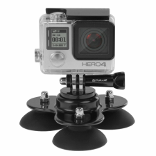 PULUZ Tripla Akciókamera/ GoPro Hero Tapadókorong - Autó ablak/ Üveg / Szélvédő Szívókorong sportkamera kellék