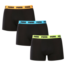 Puma 3PACK férfi boxeralsók Puma fekete (701226820 006) L