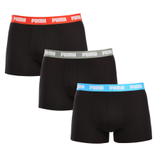 Puma 3PACK férfi boxeralsók Puma fekete (701226820 012) XL férfi alsó