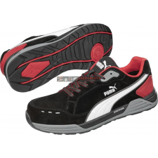 Puma 644630 PUMA Védőcipő (42) - AirTwist Blk Red Low S3 ESD HRO SRC munkavédelmi cipő