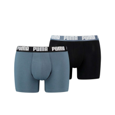 Puma Boxer szett 2 db-os Fekete/Sky Kék férfi alsó