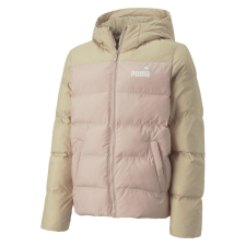 Puma Colourblock Polyball kapucnis kabát 84986067 gyerekeknek Rózsaszín 128 férfi kabát, dzseki