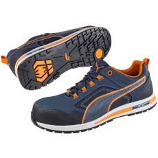 Puma Crosstwist Low S3 HRO SRC Védőcipő (kék/sárga/fehér, 38)