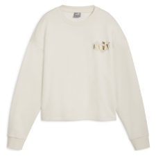 Puma Ess+ Class Act Crew Pulóver 68169387 Női Fehér S női pulóver, kardigán