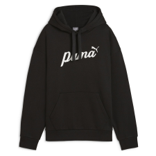 Puma Ess+ Script Hoodie Fl 68153401 Női Kapucnis Pulóver Fekete S női pulóver, kardigán