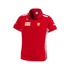 Puma Ferrari Galléros Gyerek Póló - Team