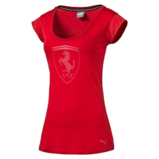 Puma Ferrari Környakú Női Big Shield Póló