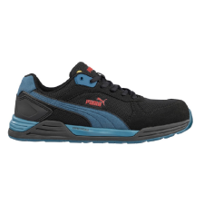 Puma Frontside Low S1P ESD HRO SRC munkavédelmi cipő (fekete/kék, 39) munkavédelmi cipő