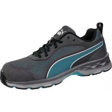 Puma Fuse Knit Blue WNS LOW S1P ESD HRO SRC női munkavédelmi cipő (szürke/kék, 42)