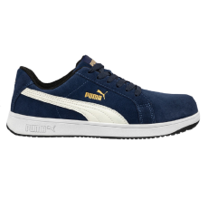 Puma Iconic Suede Low S1PL ESD FO HRO SR munkavédelmi cipő (tengerészkék, 44)