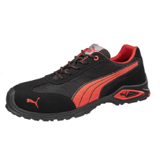 Puma Madrid S1PL FO SR munkavédelmi cipő (fekete/piros, 40)