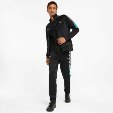 Puma Mercedes AMG Petronas T7 Race férfi cipzáros pulóver, fekete, 2022 férfi pulóver, kardigán