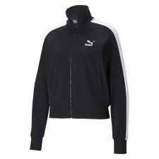Puma pulóver ikonikus T7 Track Jacket Tr 53007801 Women Black XS férfi pulóver, kardigán