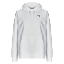 Puma Pulóverek ESS Relaxed Hoodie FL Fehér US XL női pulóver, kardigán