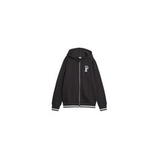 Puma Pulóverek PUMA SQUAD FULL ZIP HOODIE FL B Fekete 9 / 10 Jahre gyerek pulóver, kardigán