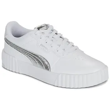 Puma Rövid szárú edzőcipők Carina 3,0 Metallic Whisper Fehér 39 női cipő