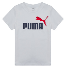 Puma Rövid ujjú pólók ESS 2 COLOR NO1 LOGO TEE Fehér 5 / 6 Jahre