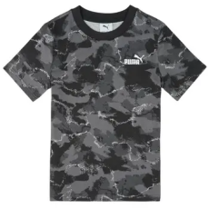 Puma Rövid ujjú pólók ESS CAMO AOP Tee Fekete 15 / 16 Jahre