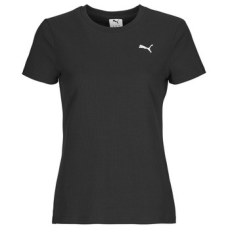 Puma Rövid ujjú pólók ESS ELEVATED RIB TEE Fekete US S