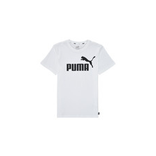 Puma Rövid ujjú pólók ESSENTIAL LOGO TEE Fehér 9 / 10 Jahre gyerek póló