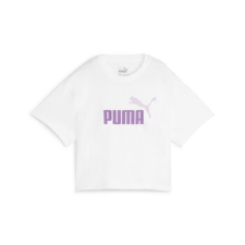 Puma Rövid ujjú pólók GRILS LOGO CROPPED TEE Fehér 13 / 14 Jahre gyerek póló