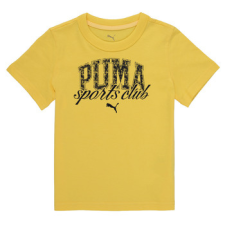 Puma Rövid ujjú pólók PUMA CLASS GRAPHIC TEE B Citromsárga 7 / 8 Jahre gyerek póló