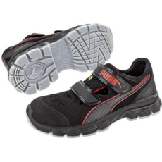 PUMA Safety Aviat Low ESD SRC 640891-42 ESD biztonsági cipő S1P Méret: 42 Fekete, Piros 1 pár (640891-42) - Munkavédelmi cipők