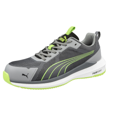 Puma Slide S1PS ESD FO HRO SR munkavédelmi cipő (szürke/zöld, 43)