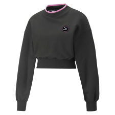 Puma Swxp Crew Tr blúz 53356201 női fekete m női pulóver, kardigán