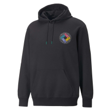 Puma Swxp kapucnis pulóver Grafikus kapucnis pulóver Tr 53566001 Férfi Fekete XL férfi pulóver, kardigán