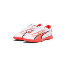 Puma Ultra Play It Jr Puma gyerek focicipő fehér/piros 33-as méretű