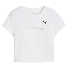 Puma Wardrobe Ess Cut-out Baby Tee 63116402 Női Póló Fehér XL női póló