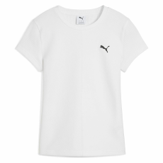 Puma Wardrobe Ess Ribbed Slim Tee 62976602 Női Póló Fehér S