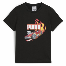 Puma X Hot Wheels Graphic Tee 63006901 Gyerek Fekete Póló