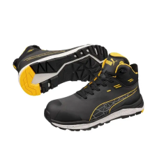 Puma XPLORE Anthr/Yellow Mid S3S ESD FO HRO SR munkavédelmi bakancs munkavédelmi cipő